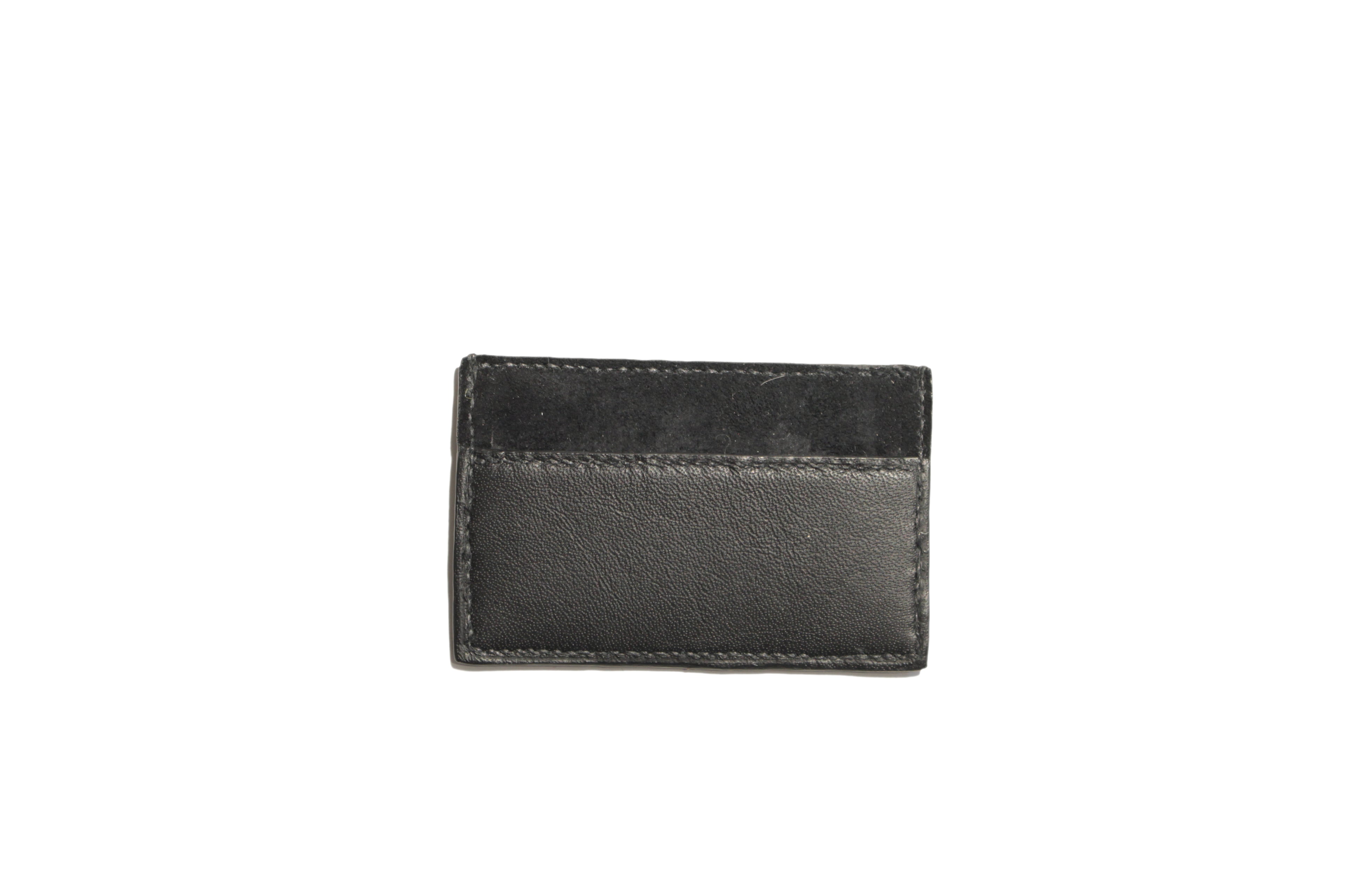 Porte carte noir zéro Déchet entièrement en cuir fait ✋🏻