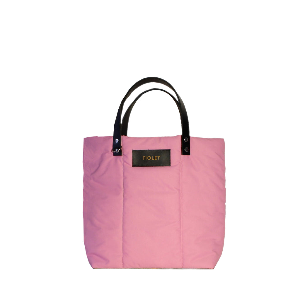 Marceline  tote bag rose lilas recyclée / Marceline lilac pink tote bag