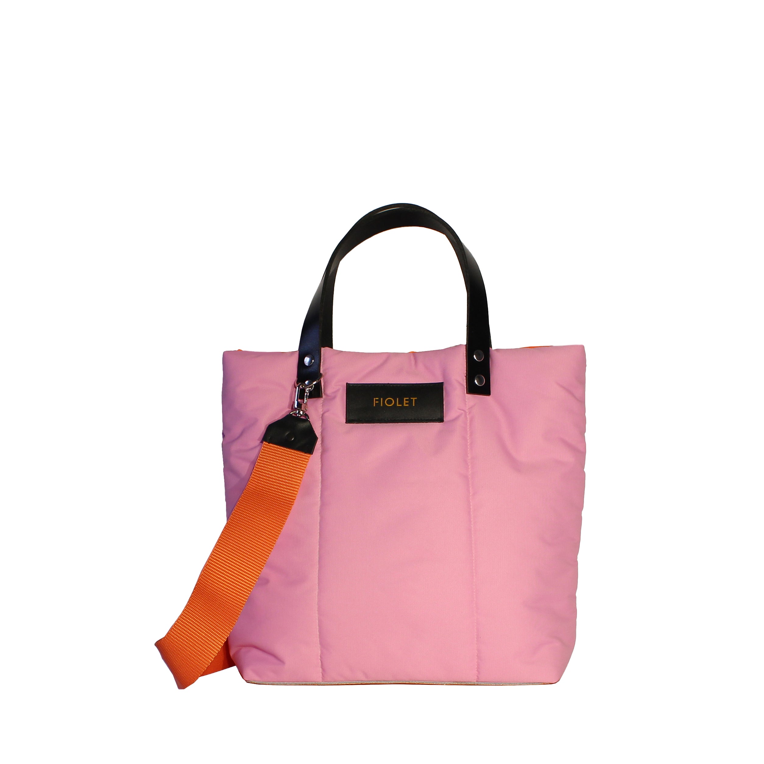Marceline  tote bag rose lilas recyclée / Marceline lilac pink tote bag