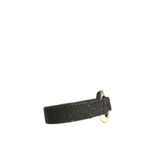 Bracelet ROME en galuchat Noir /Black
