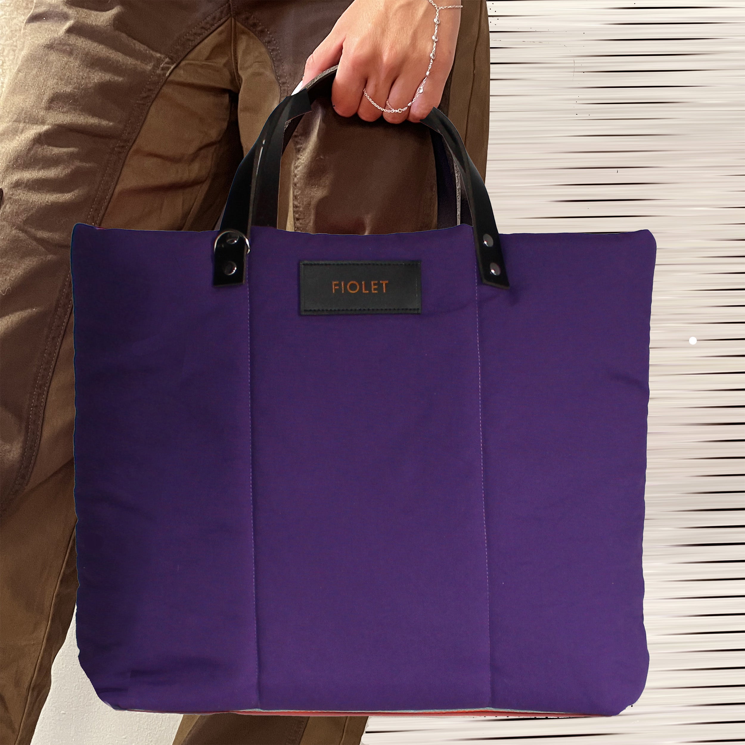 Magali tote bag violet /Magali tote bag purple