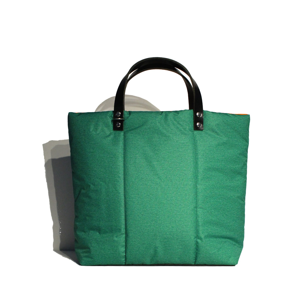 Magali tote bag vert texturé /Magali tote bag textured green