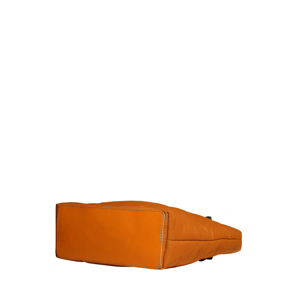 Camila tote bag orange texturé /Orange  texture