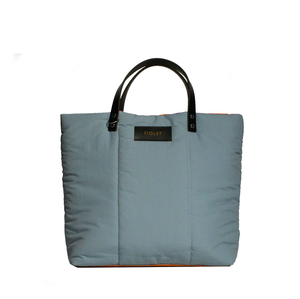 Magali tote bag Bleu - gris / blue-grey