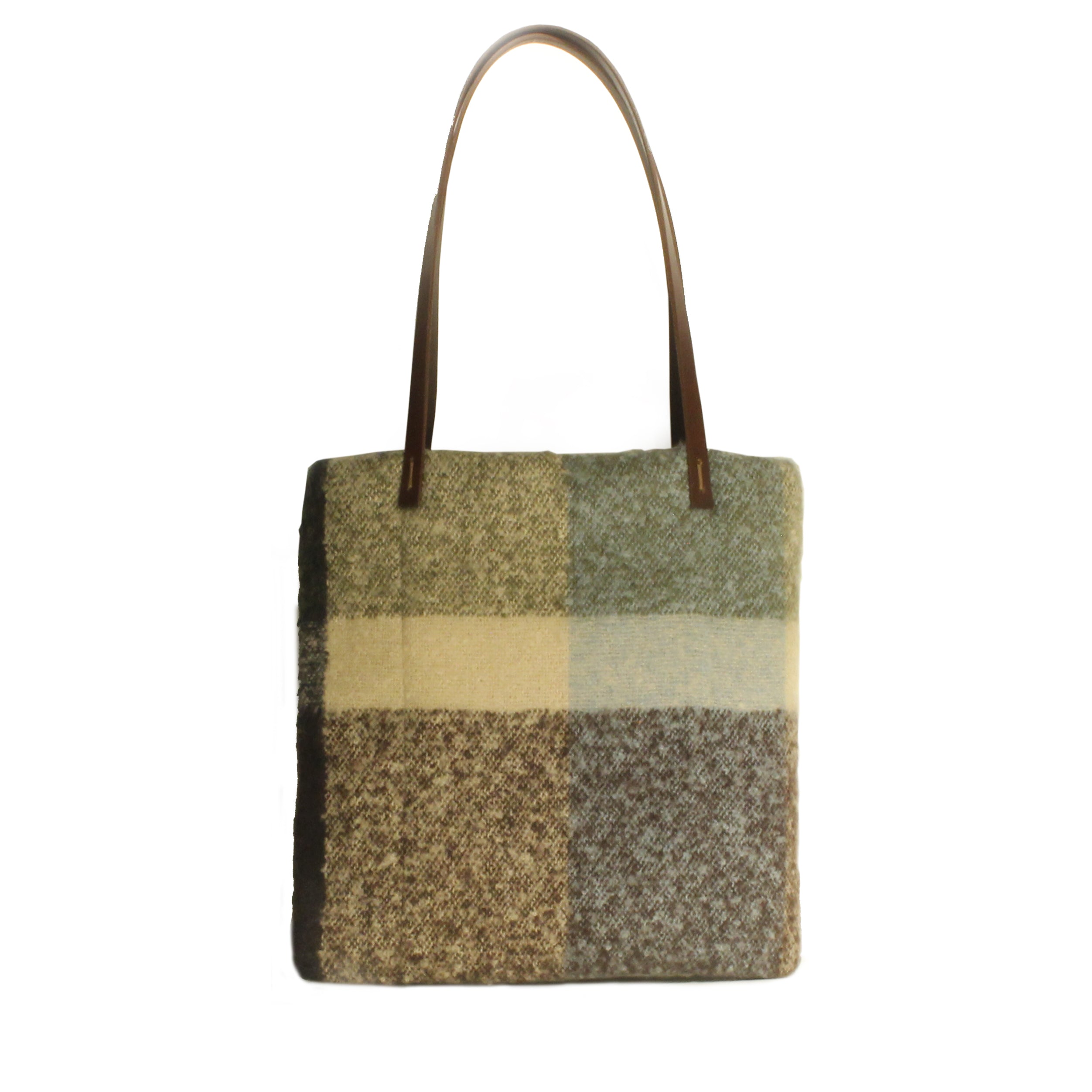Claude  Tote bag design en lainage gris