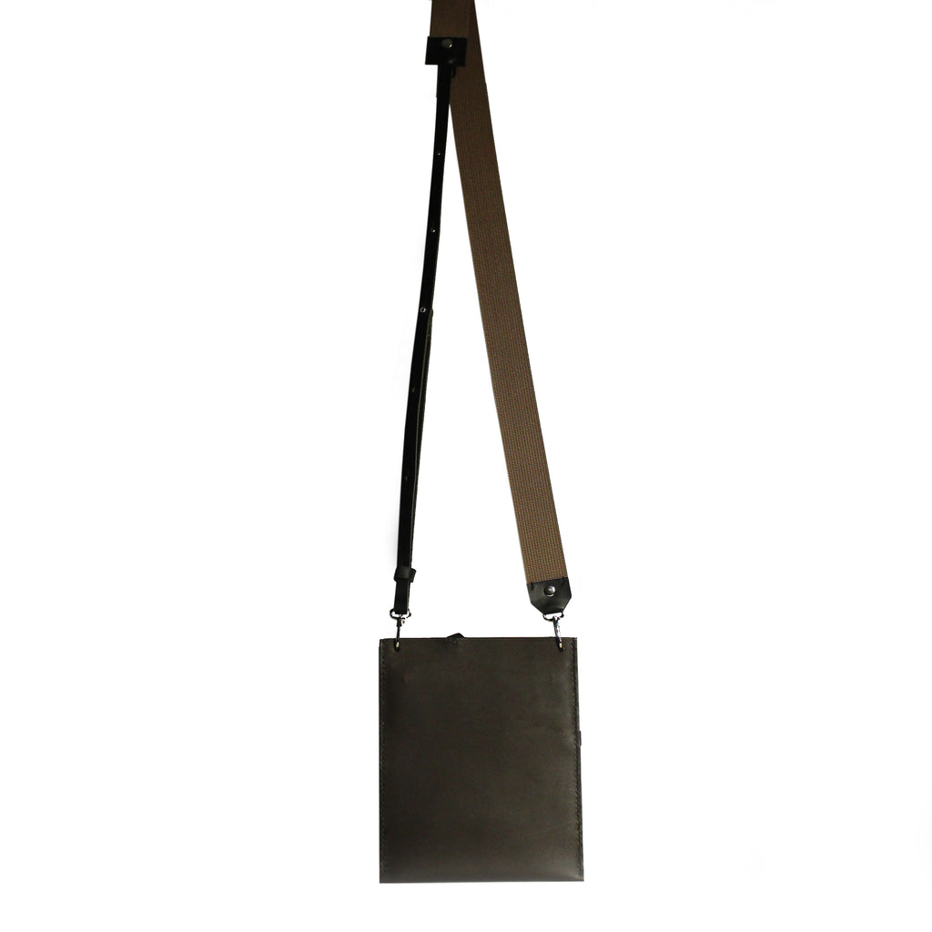 Lucienne pochette bandoulière en cuir Marron Mat  Fait ✋🏻