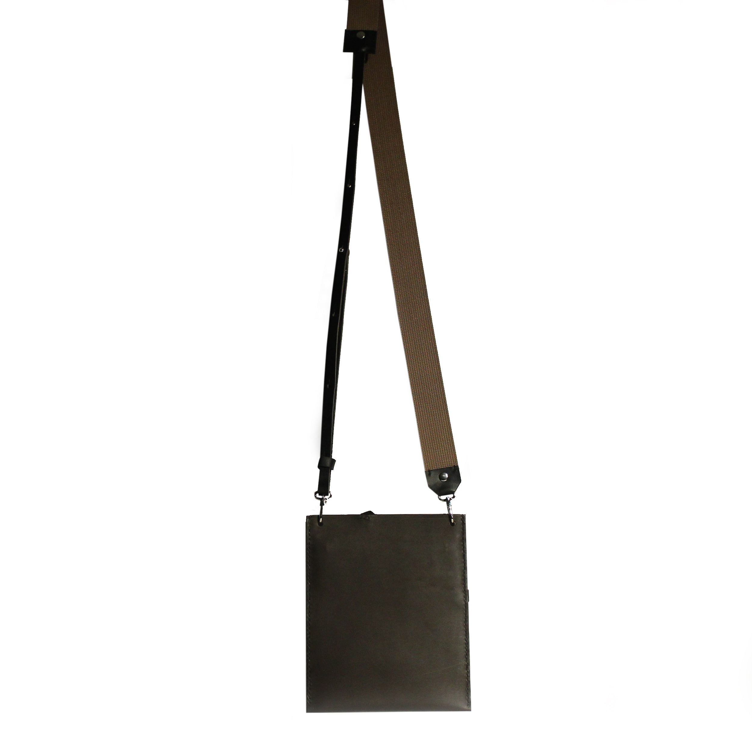 Lucienne pochette bandoulière en cuir Marron Mat  Fait ✋🏻