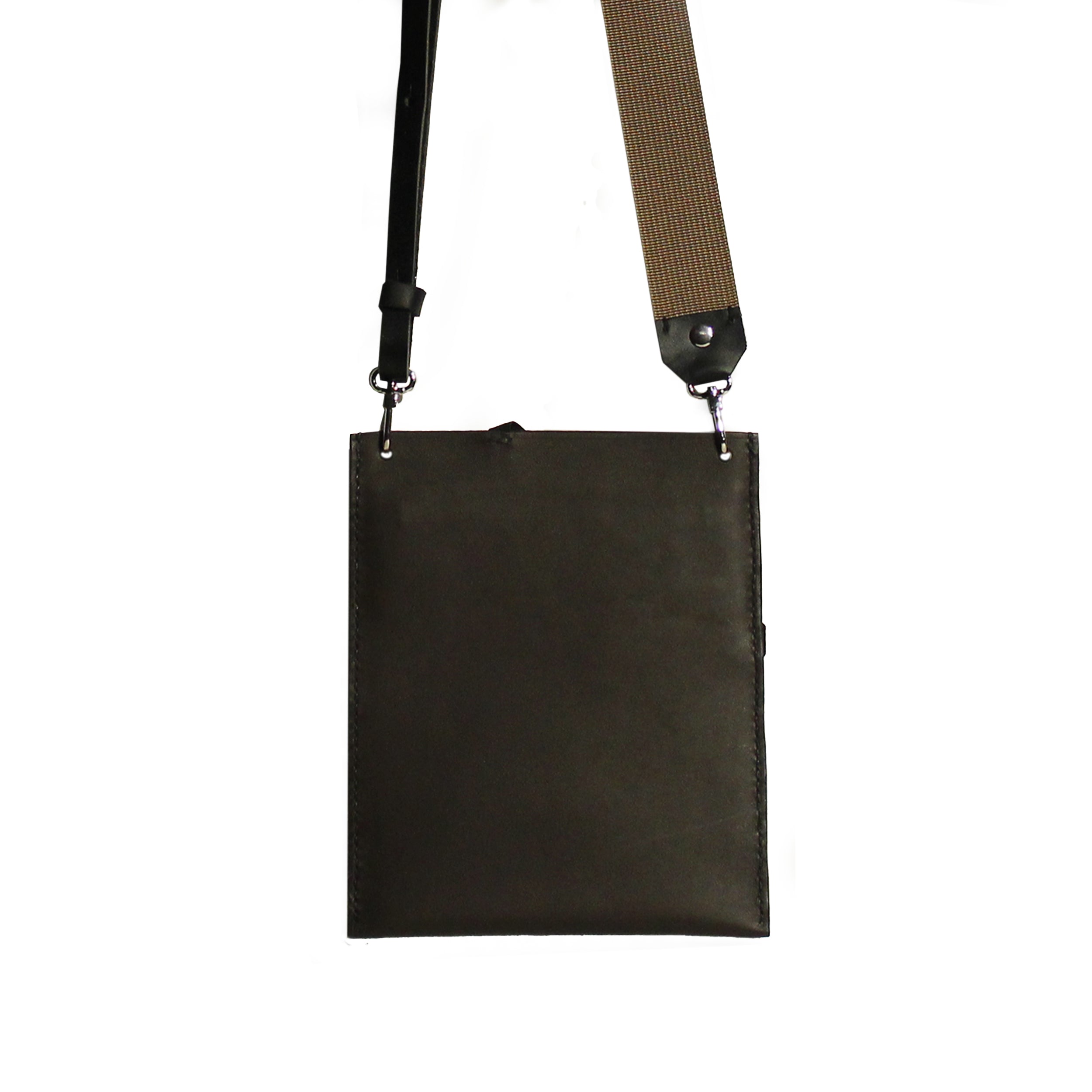 Lucienne pochette bandoulière en cuir Marron Mat  Fait ✋🏻