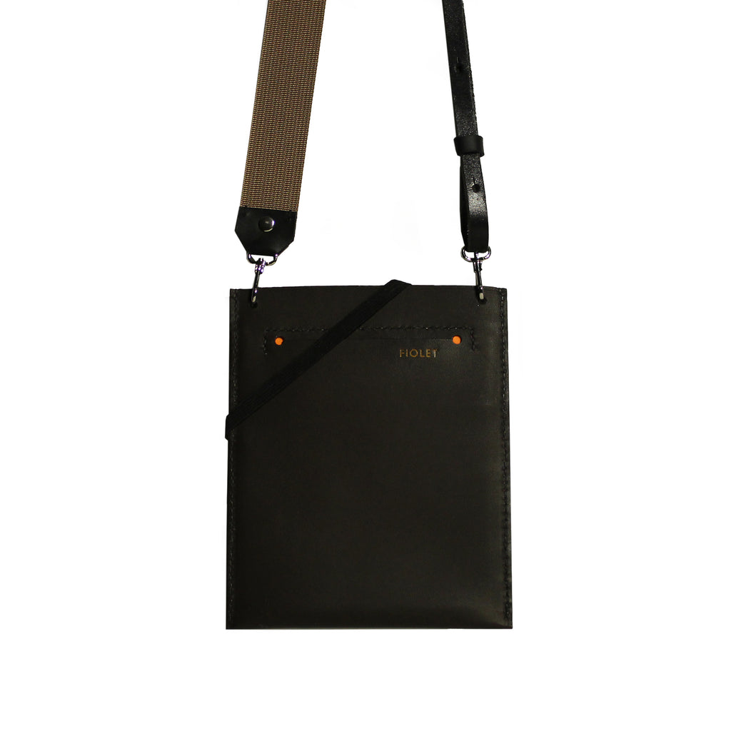 Lucienne pochette bandoulière en cuir Marron Mat  Fait ✋🏻