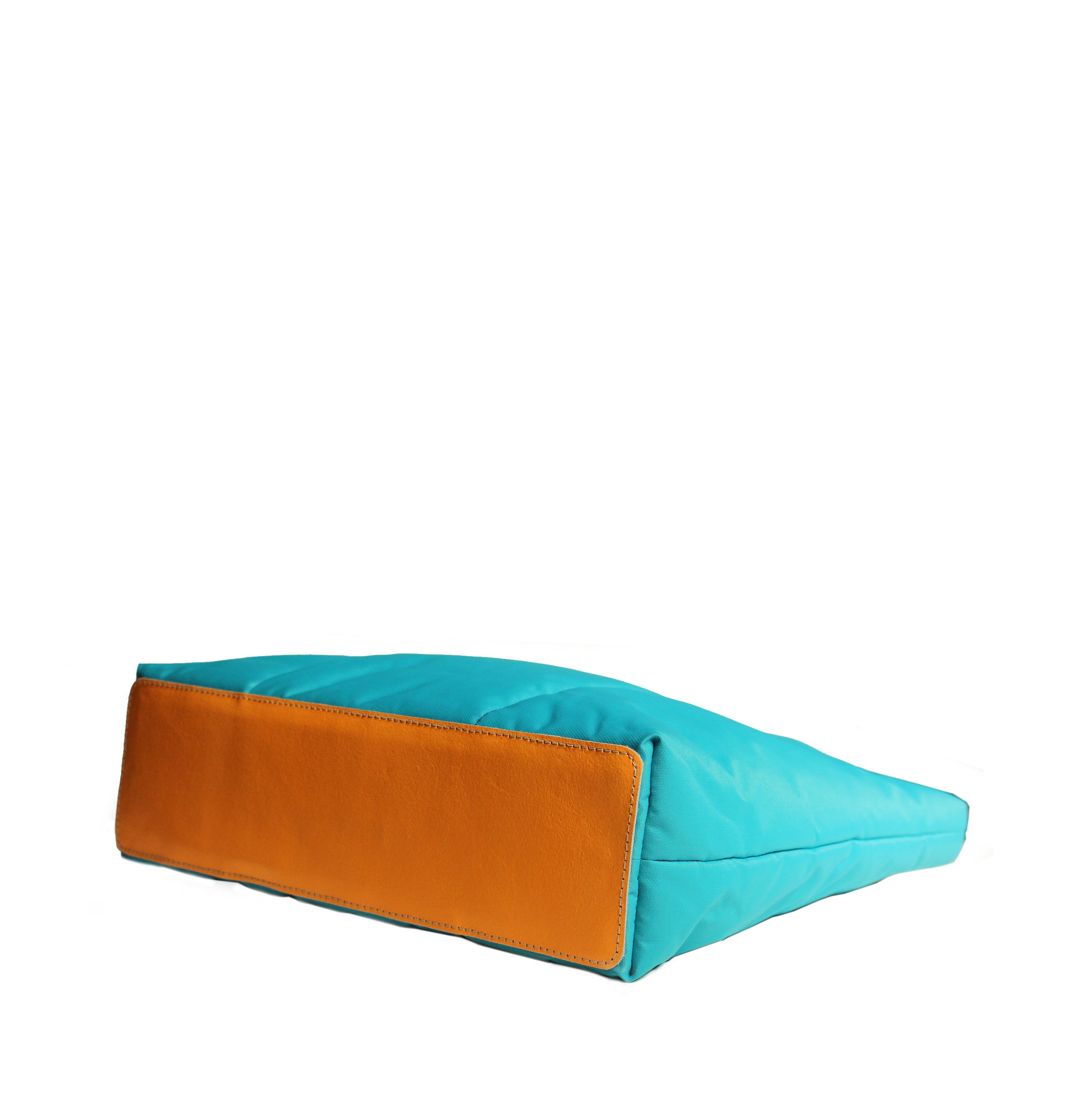 Magali tote bag turquoise / turquoise