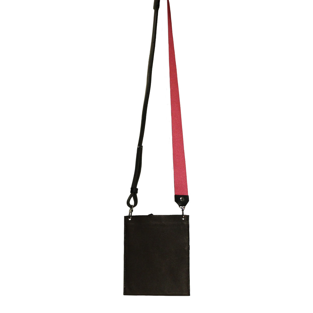 Lucienne pochette bandoulière en cuir Marron grainé  Fait ✋🏻