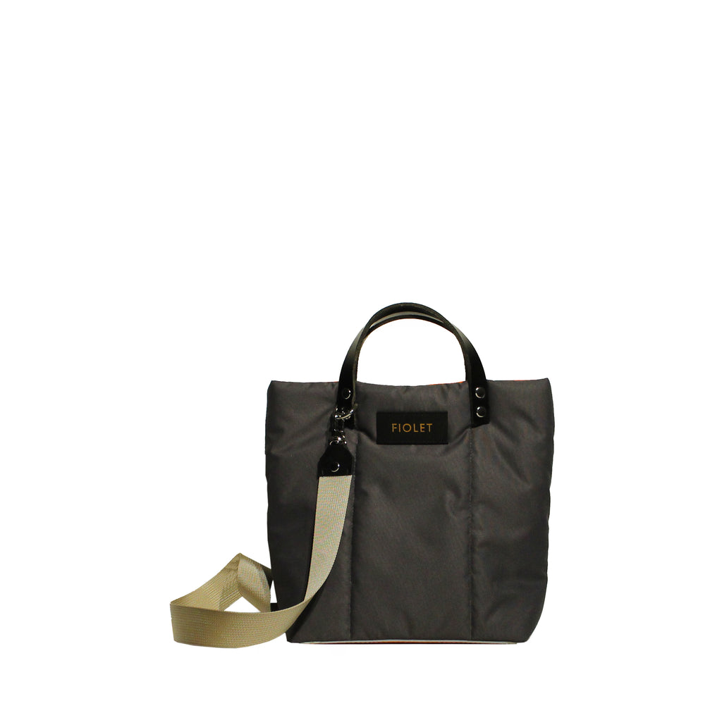 Camila tote bag gris foncé / dark gray