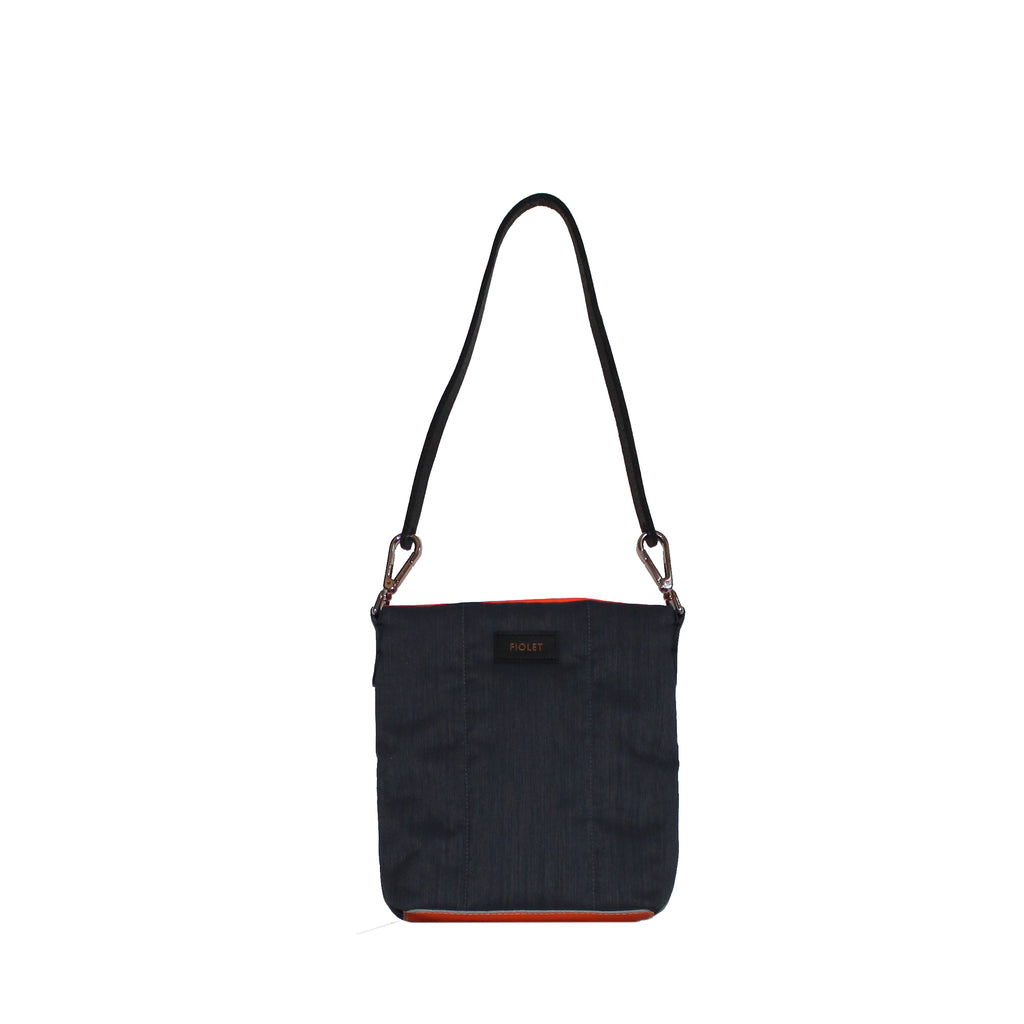 Mireille  tote bag  gris texturé / gray textured