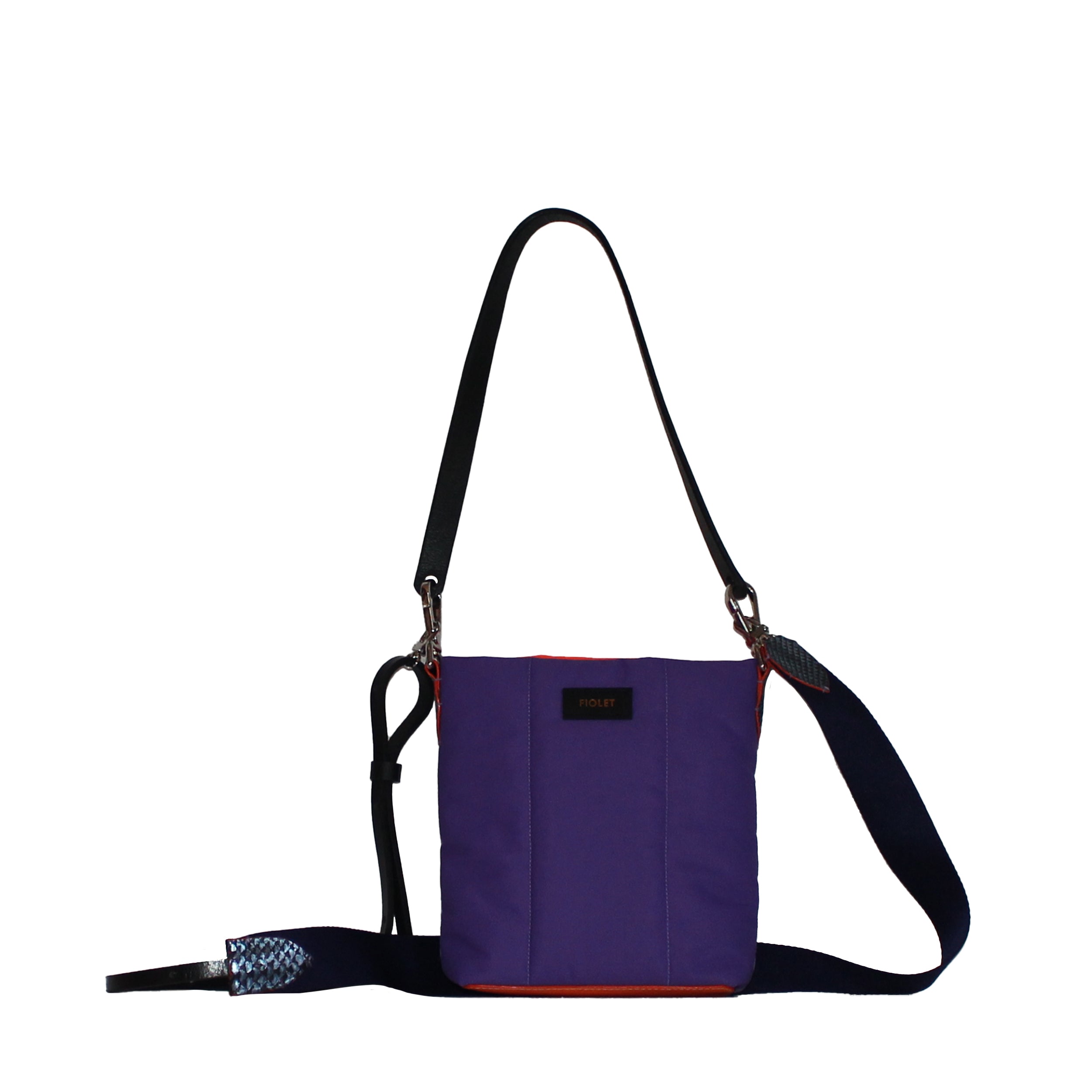 Marguerite tote bag   bicolore REPTYLE finition main