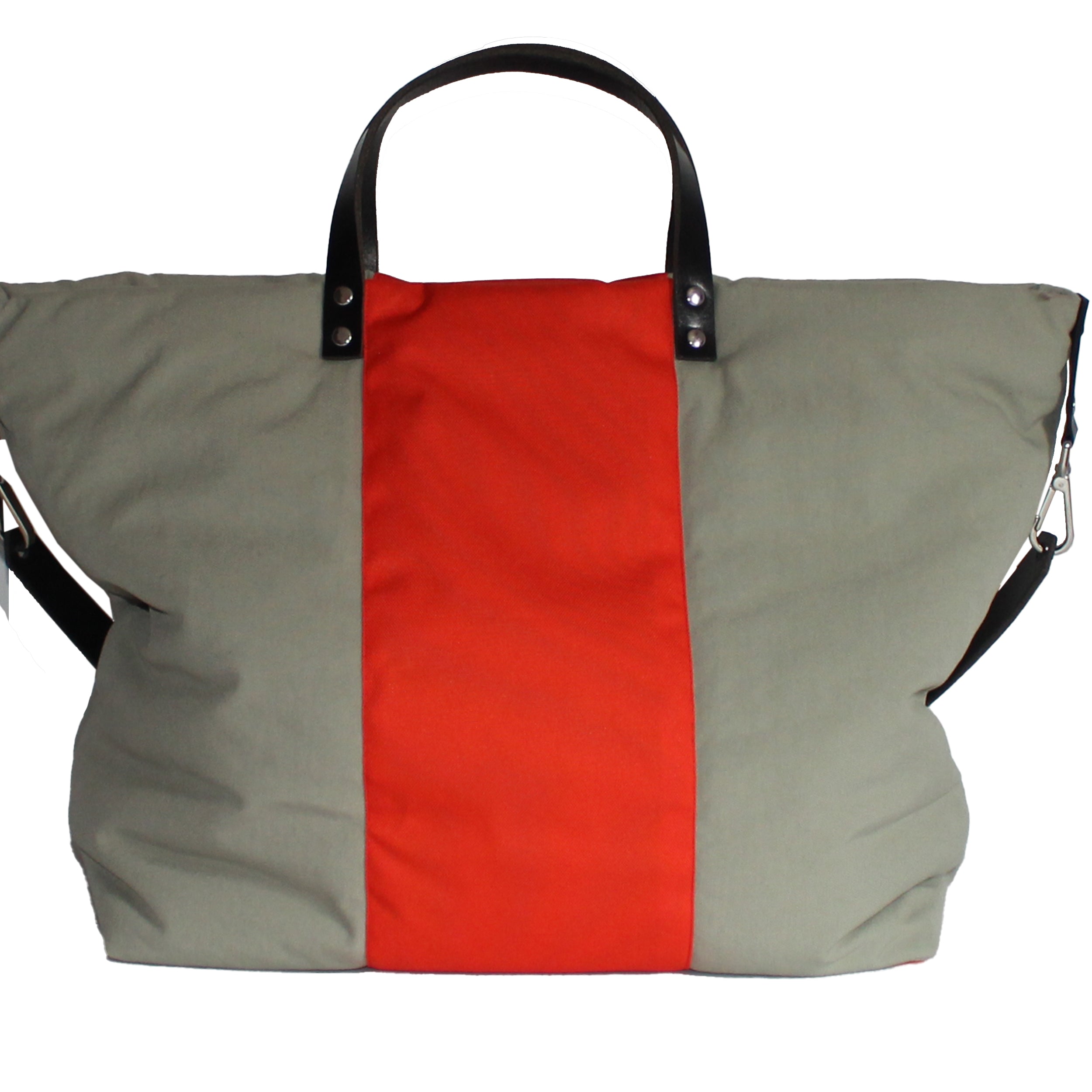 Dany tote bag bicolore vert / orange