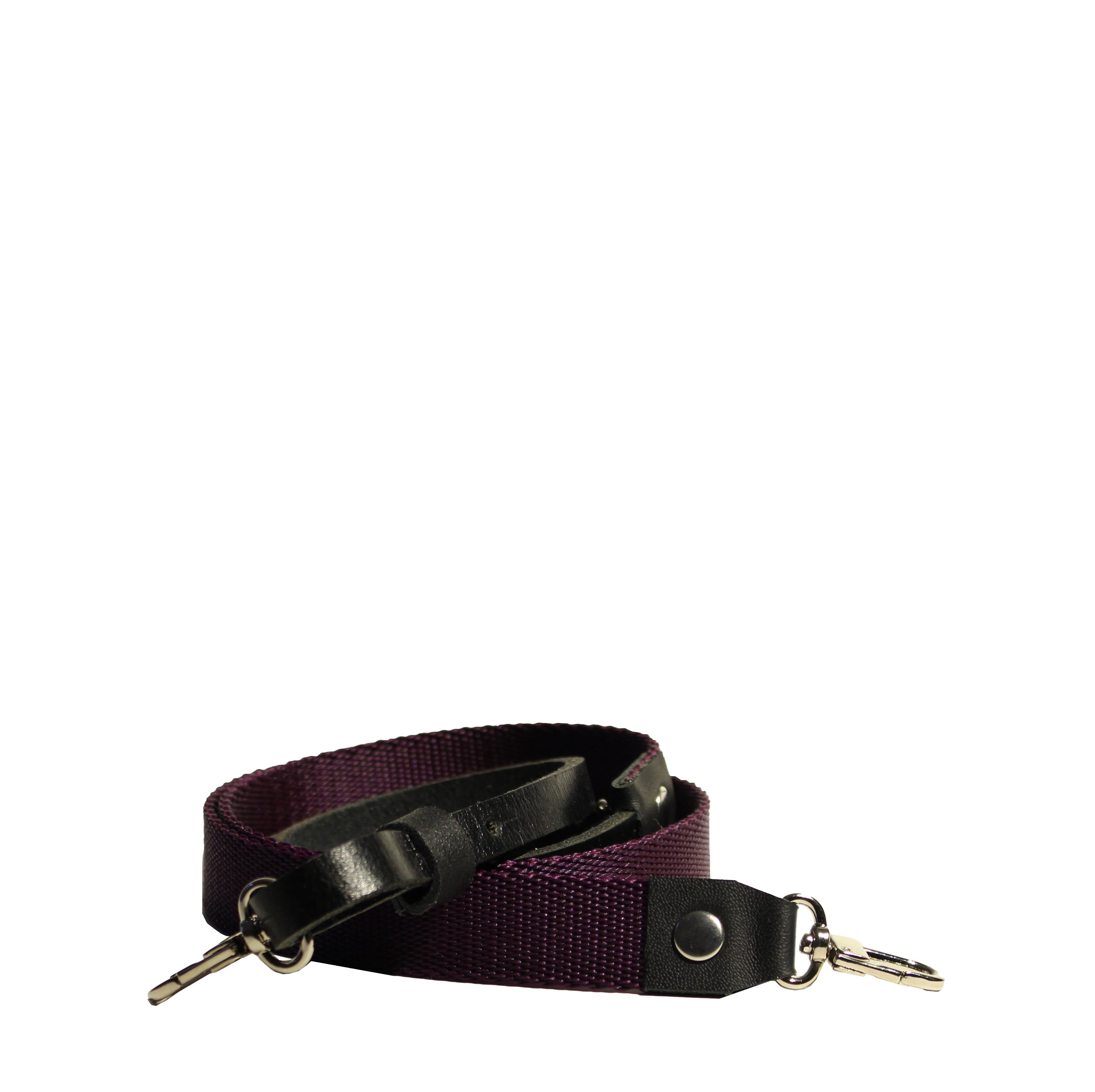 bandoulière  CUIR NOIR  ---  shoulder strap 2 cm/2,5cm