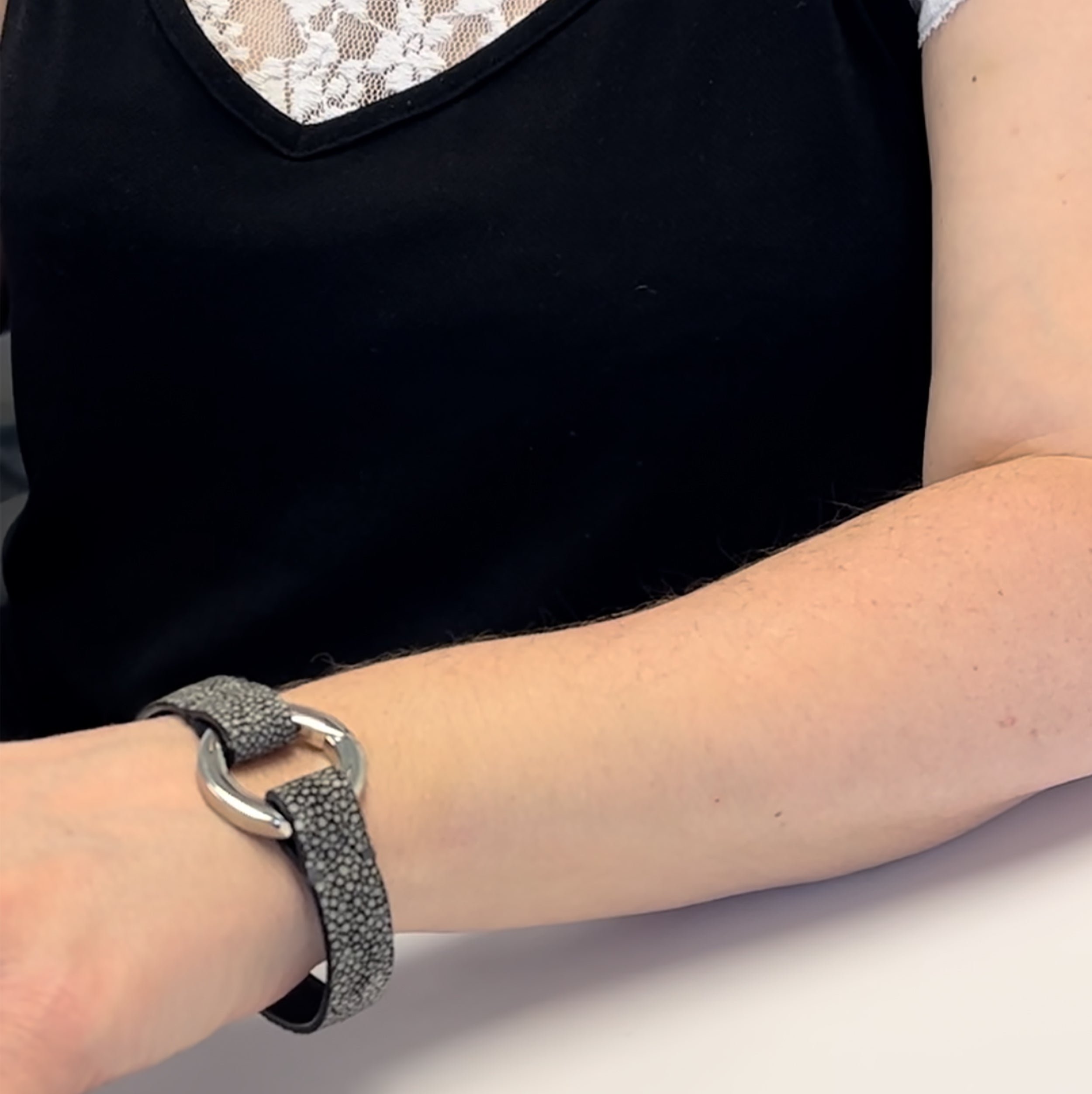 Bracelet ROME en galuchat