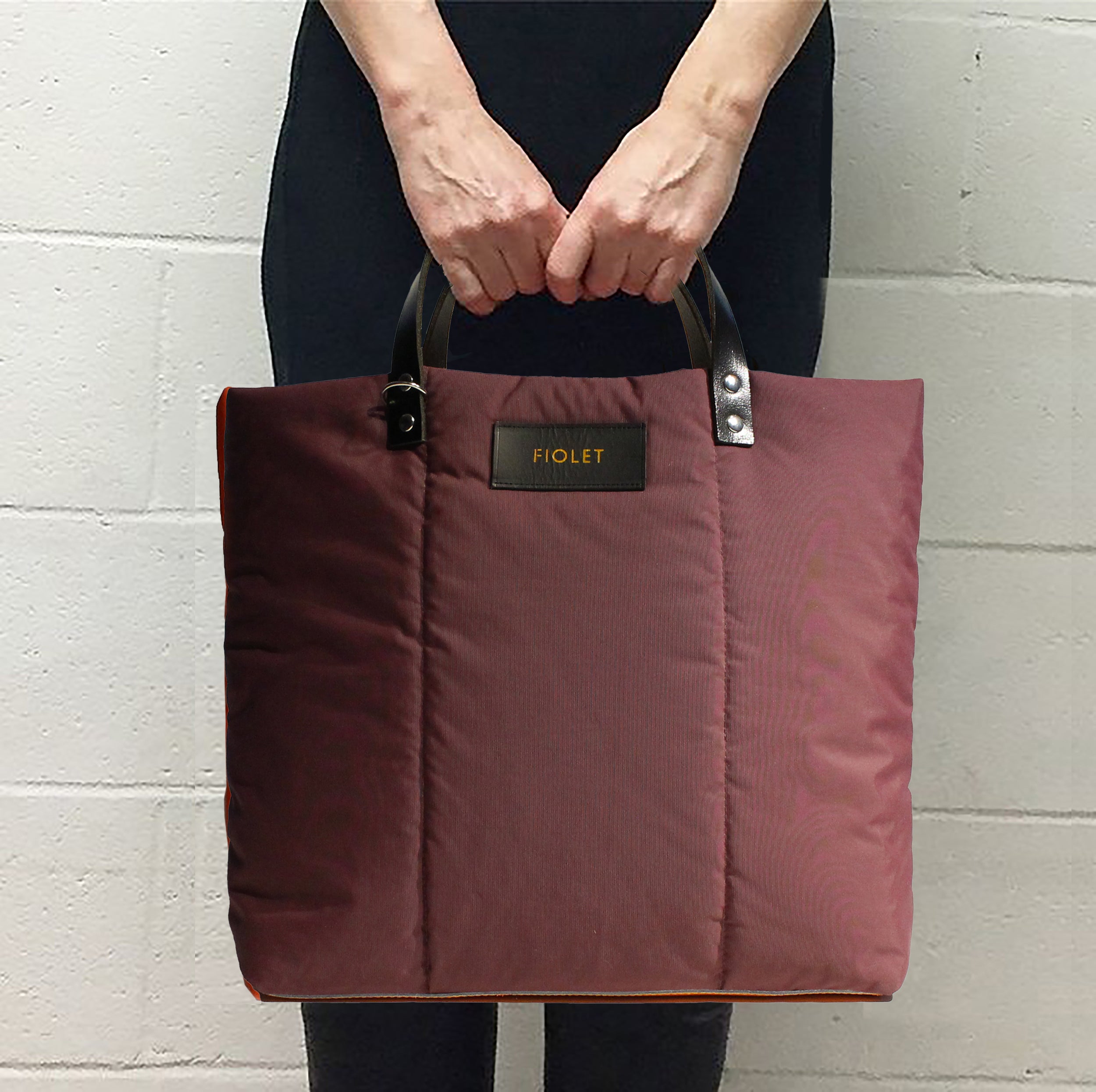 Magali tote bag prune /Magali tote bag plum