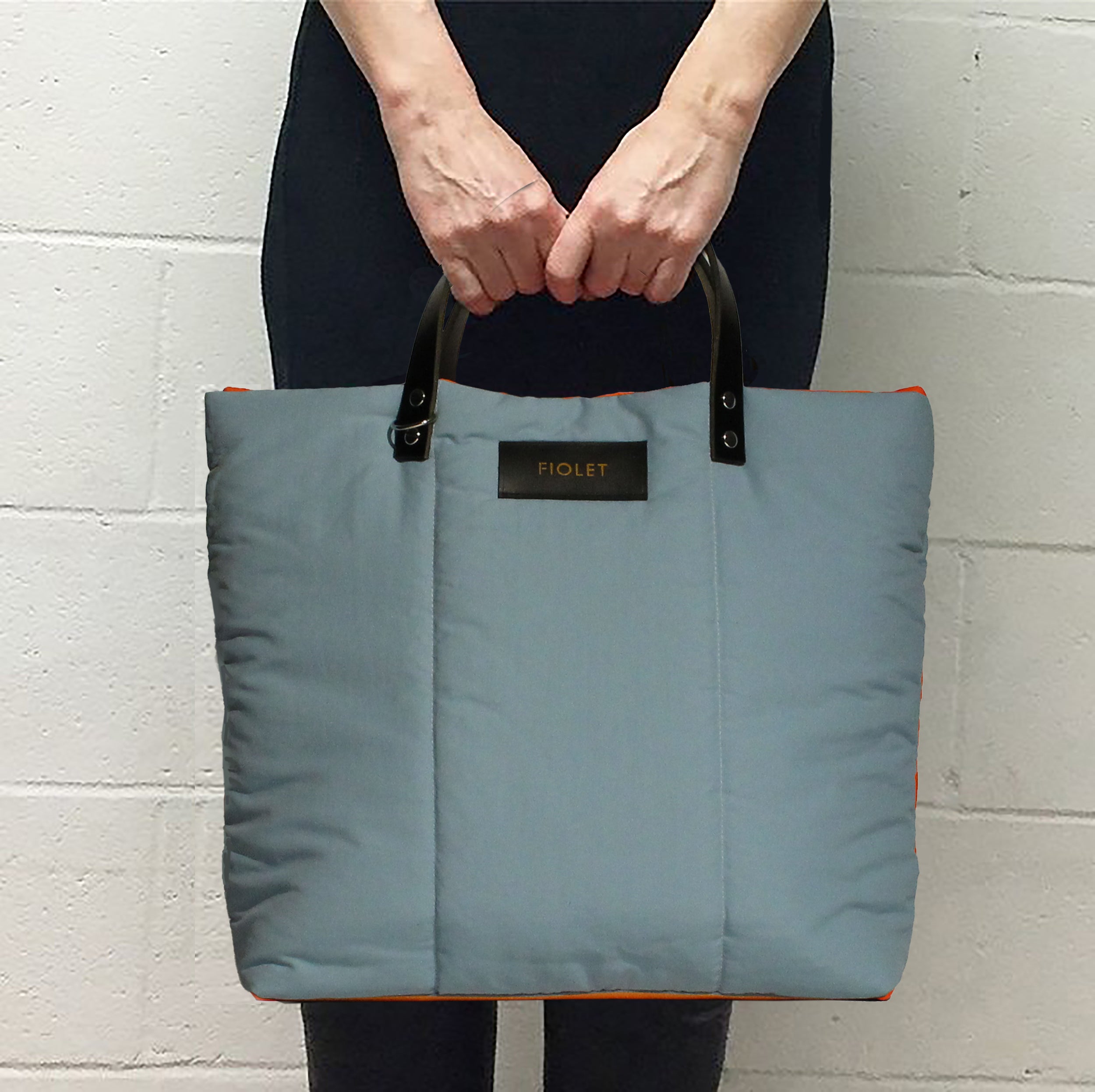 Magali tote bag Bleu - gris / blue-grey