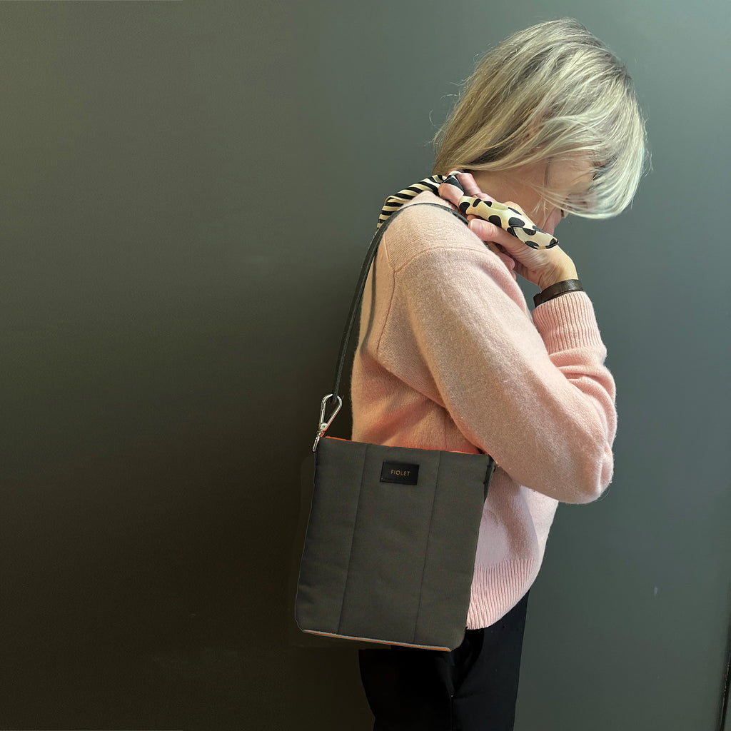 Mireille  tote bag  gris taupe / taupe /gray