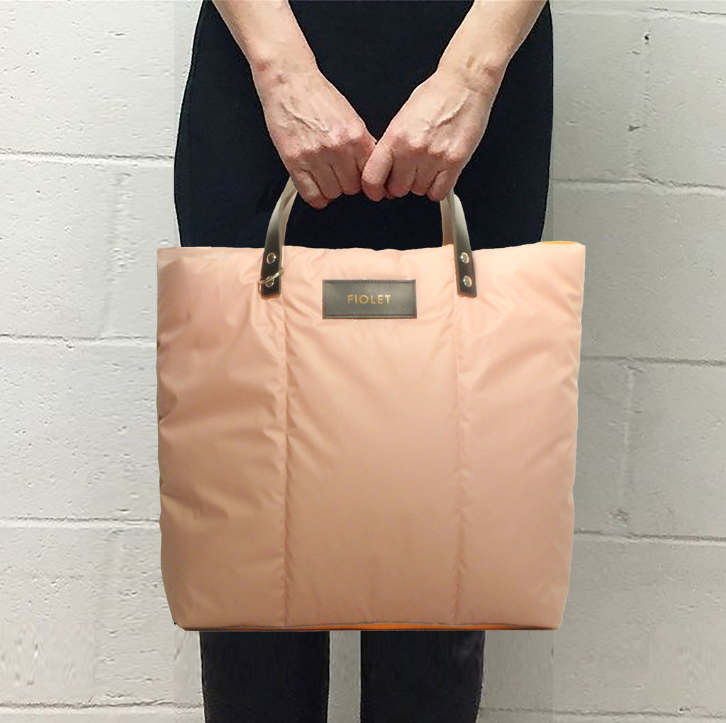 Magali tote bag rose irisé  /Magali tote bag pink