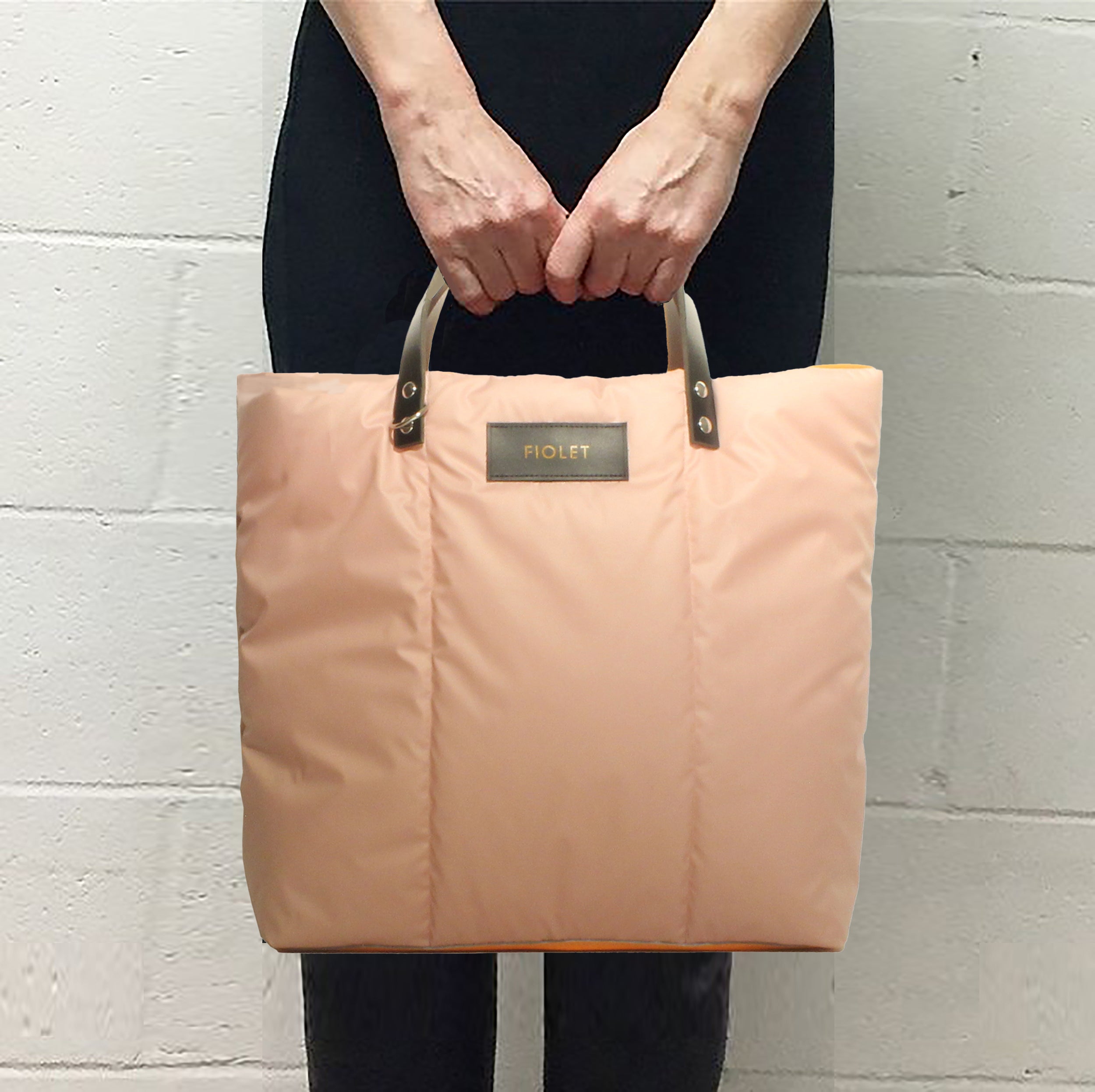 Magali tote bag rose irisé  /Magali tote bag pink