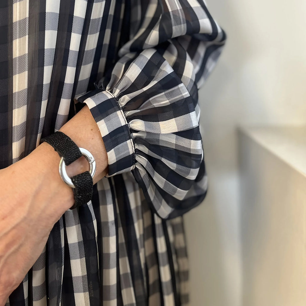 Bracelet ROME en galuchat Noir /Black