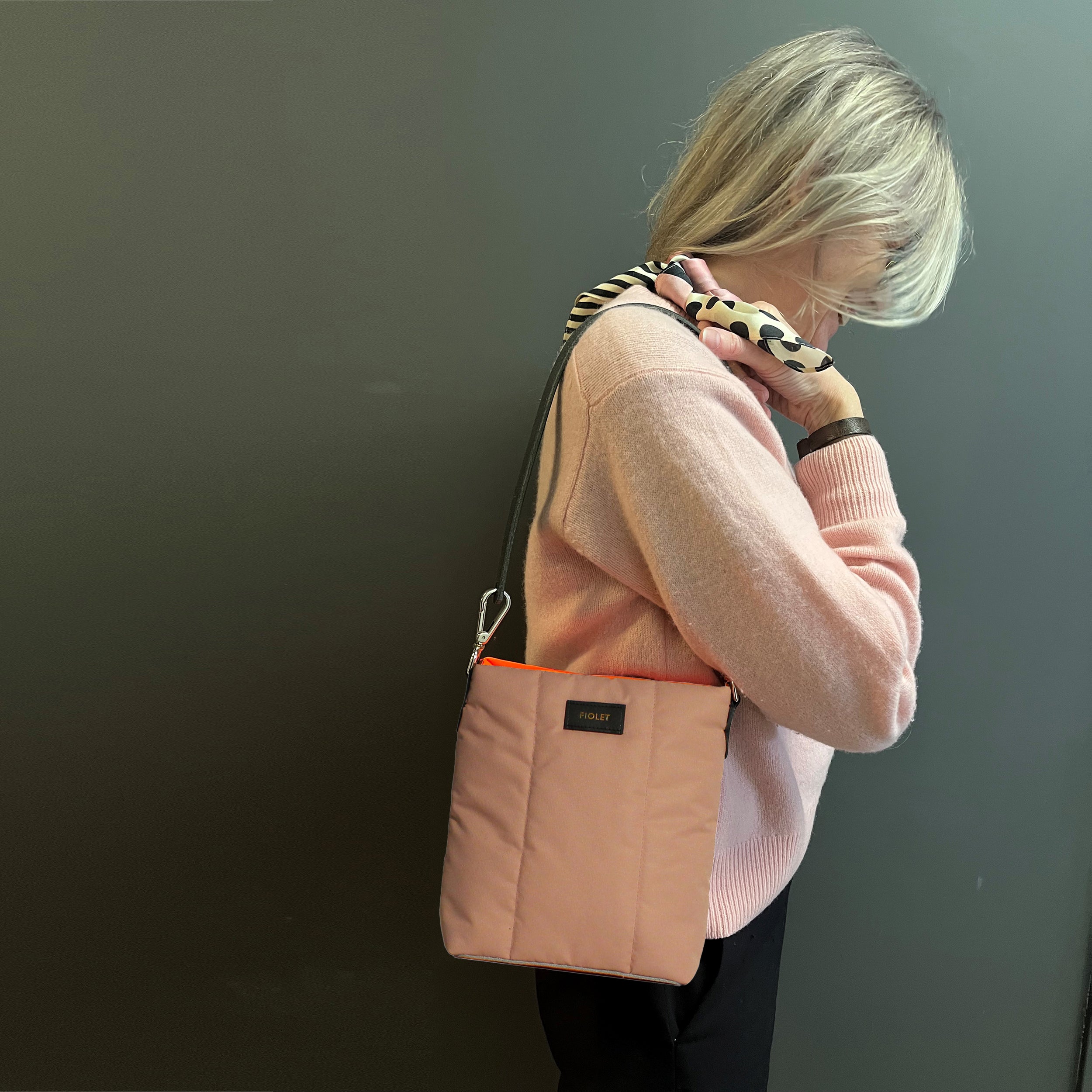 Mireille  tote bag  rose pale  / light pink
